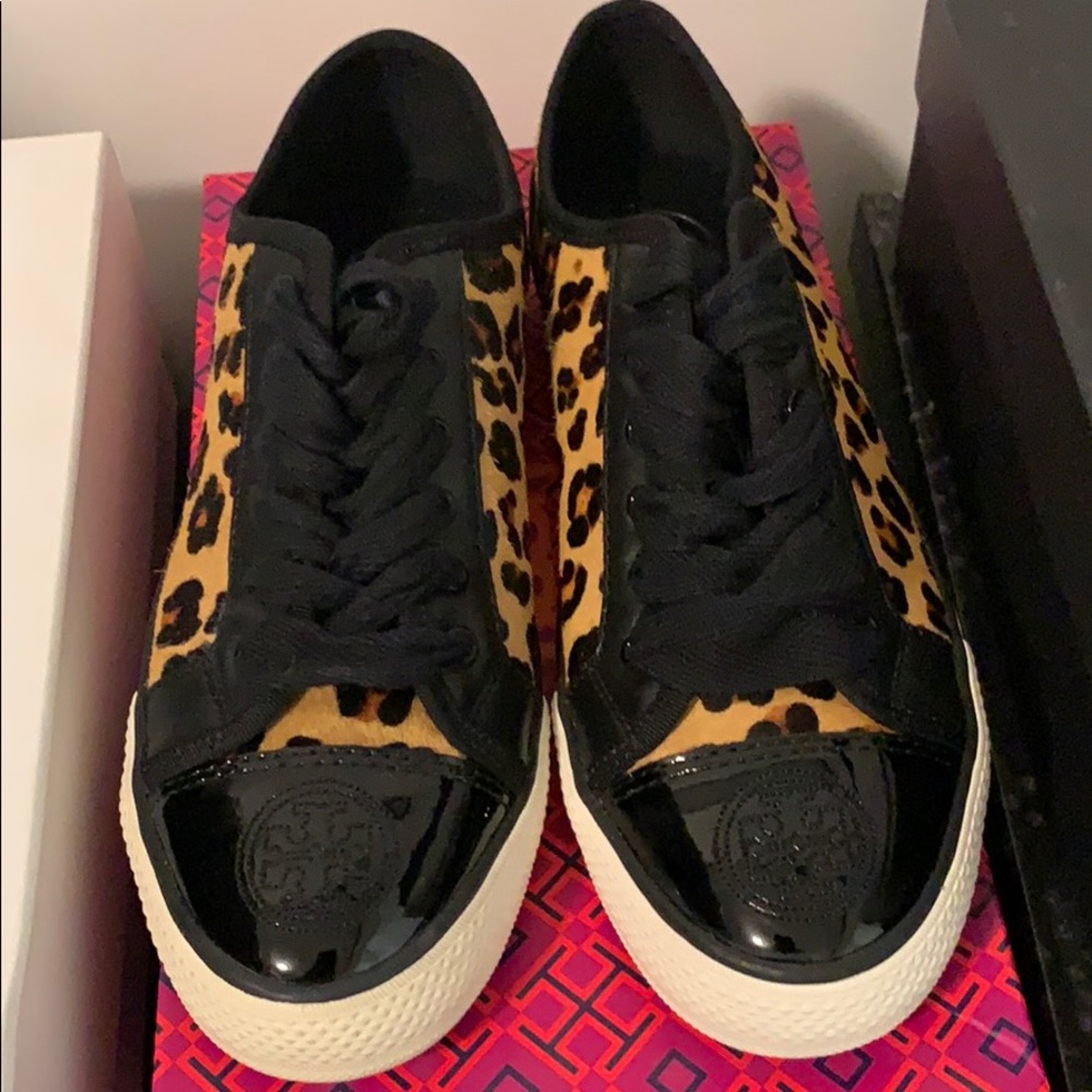 Leopard print Tory Burch sneakers